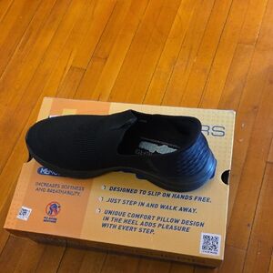 Skechers Black Slip-On Women's Sneakers